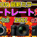 Nikon Z6II VS CANON EOS-R6 VS Sony α7RIV ポートレート対決